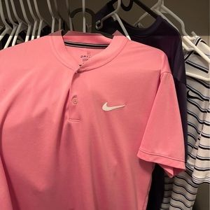 Mens Nike Court Victory Blade Tennis Henley shirt